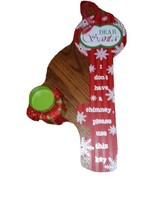 Holiday Decor Key To Let Santa In The Door And Candle For Him To Light H... - $29.58