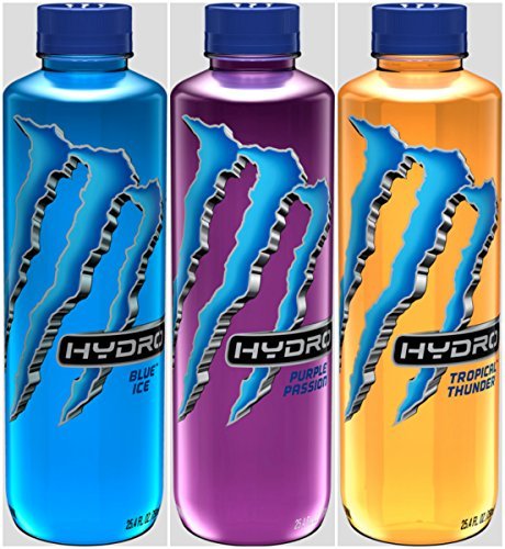 The Beast Monster Energy Hydro 25.4 ounce bottles (3 Flavor Variety