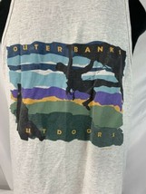 Vintage Outer Banks T Shirt Outdoors Tank Top Single Stitch Tee Gray USA... - $29.99