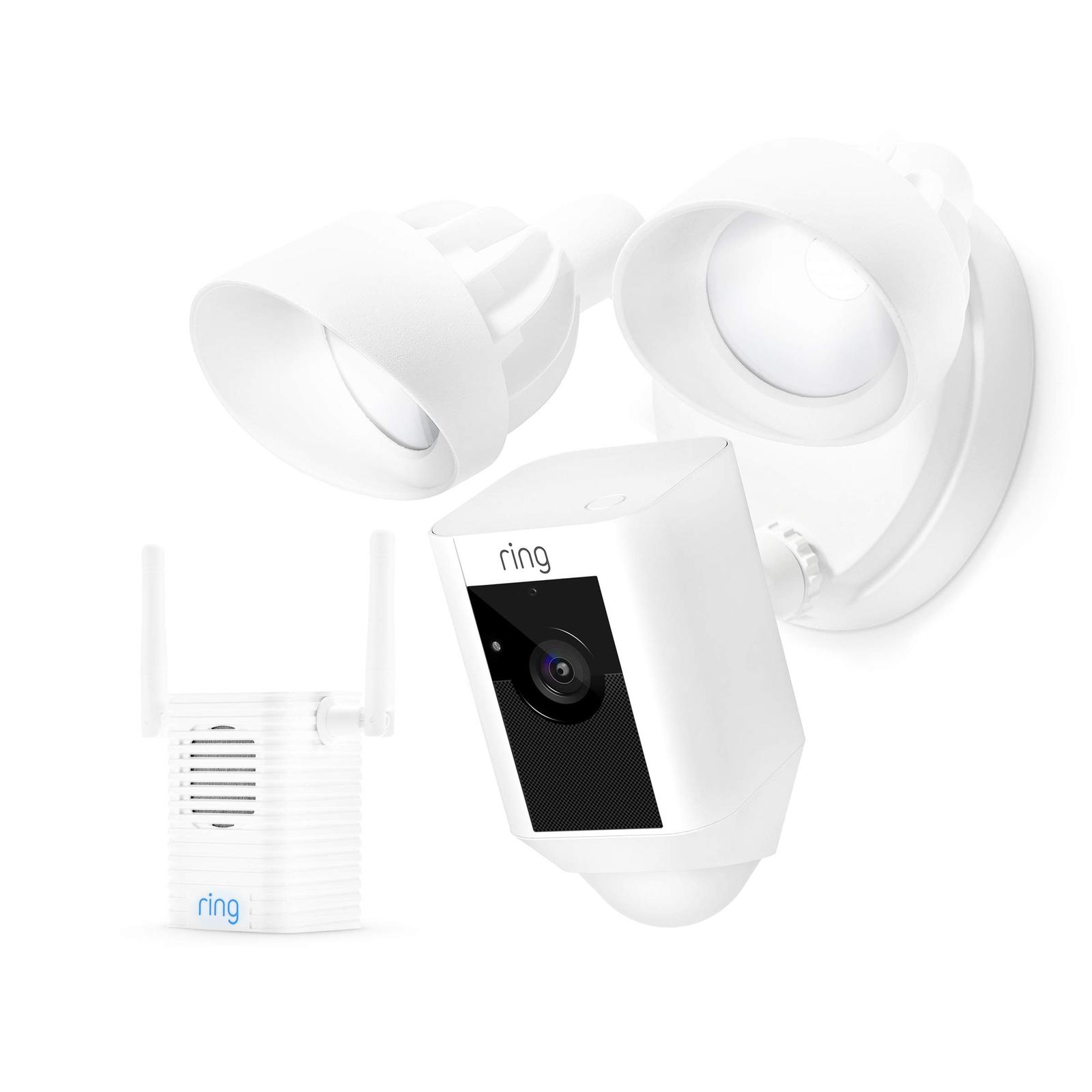 Primary image for Ring Floodlight Security Camera with Motion Detection and Chime Pro WiFi Speaker
