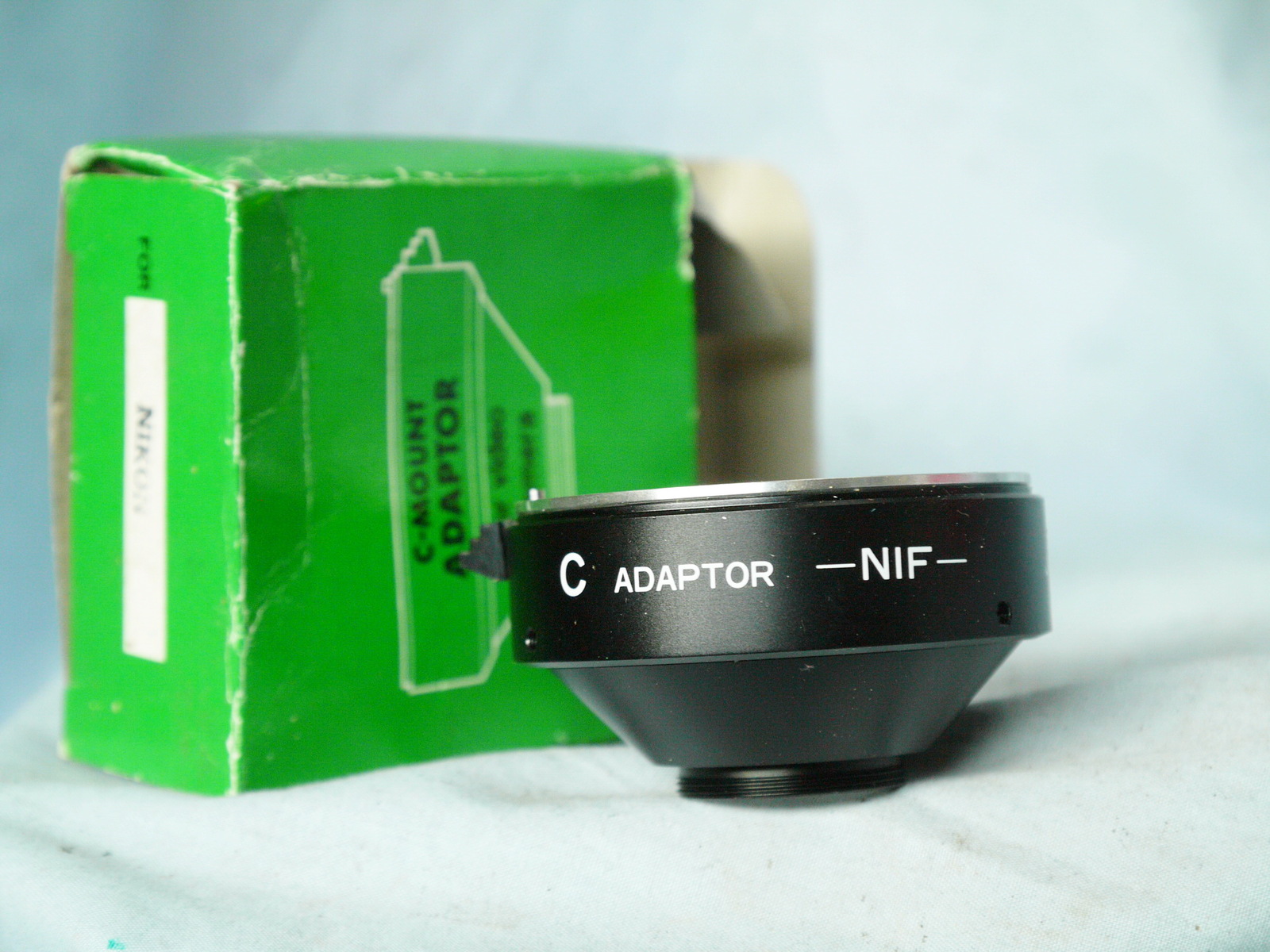 Nikon C Mount Lens Adaptor Boxed MINT Use Nikon Lenses on C Mount