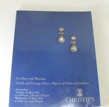 Christies Amsterdam Catalog Jewellery Watches Dutch and Foreign Silver M... - $74.76