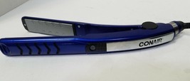 Conair Dark Blue Mini Wet Dry Styler Travel Hair Straightener Model C827... - $16.95