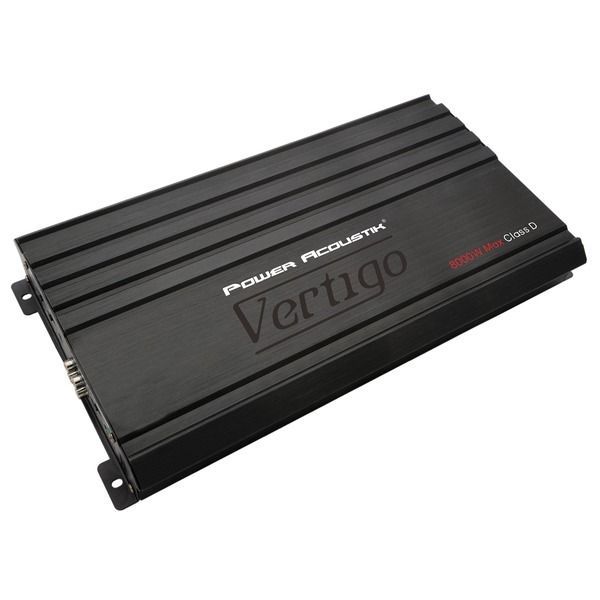 Power Acoustik VA1-8000D Vertigo Series Class D Amp (8,000 Watts Max, Monoblock)