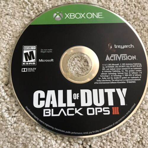 Primary image for Call Of Duty Black Ops III 3  (Microsoft Xbox One)  GAME DISC ONLY Free Shipping
