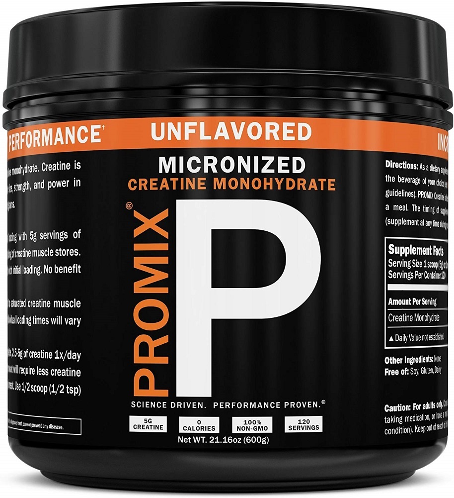 Creatine Monohydrate Powder Micronized Unflavored Instant Keto Paleo I PROMIX