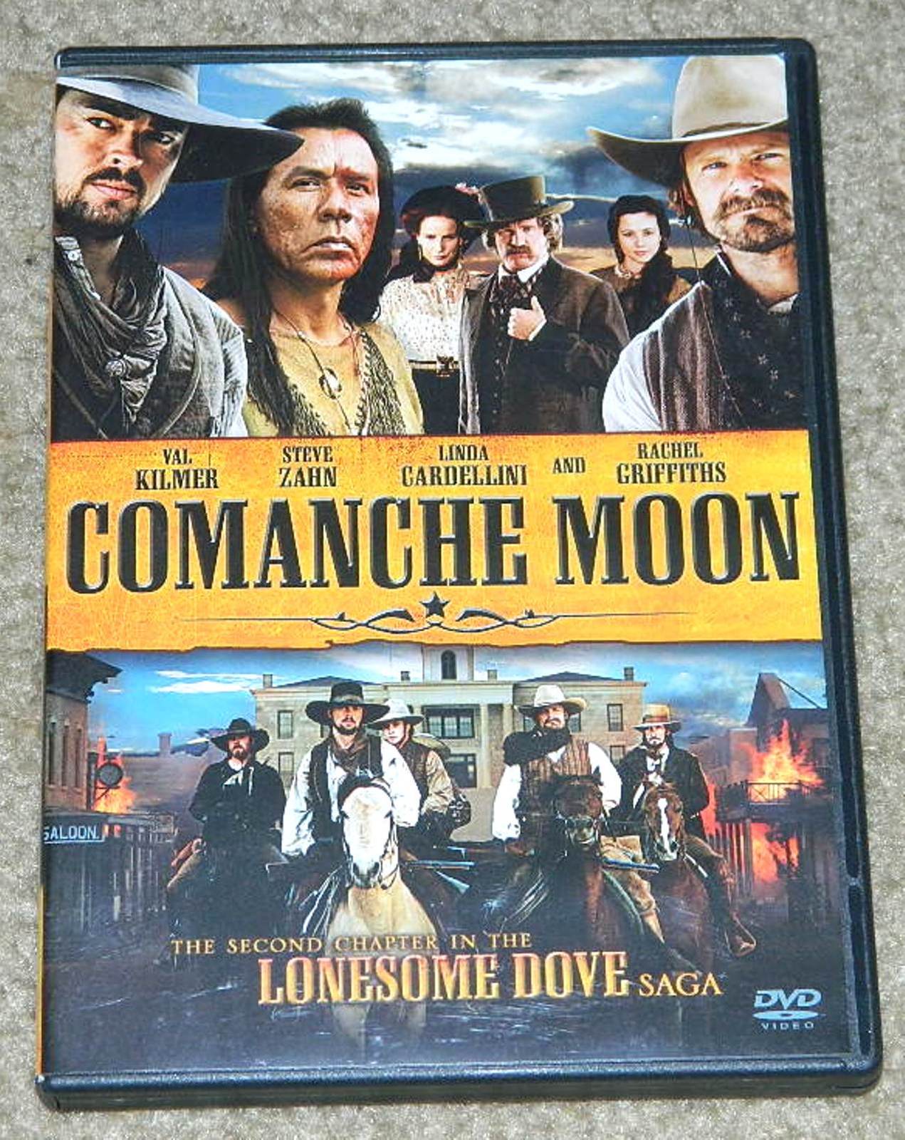 Comanche Moon DVD Val Kilmer 2 Disc Edition Part 2 of Lonesome Dove ...