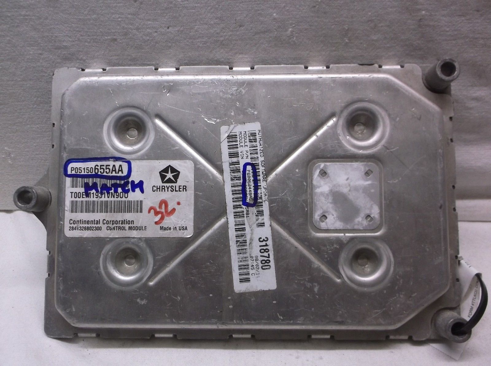 2010 Dodge Journey 2.4L ECU ECM PCM Engine Computer OEM