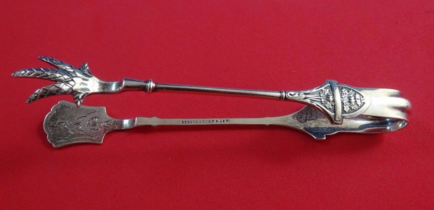 Primary image for Ivy by Gorham Sterling Silver Pastry Tongs 5 3/4"