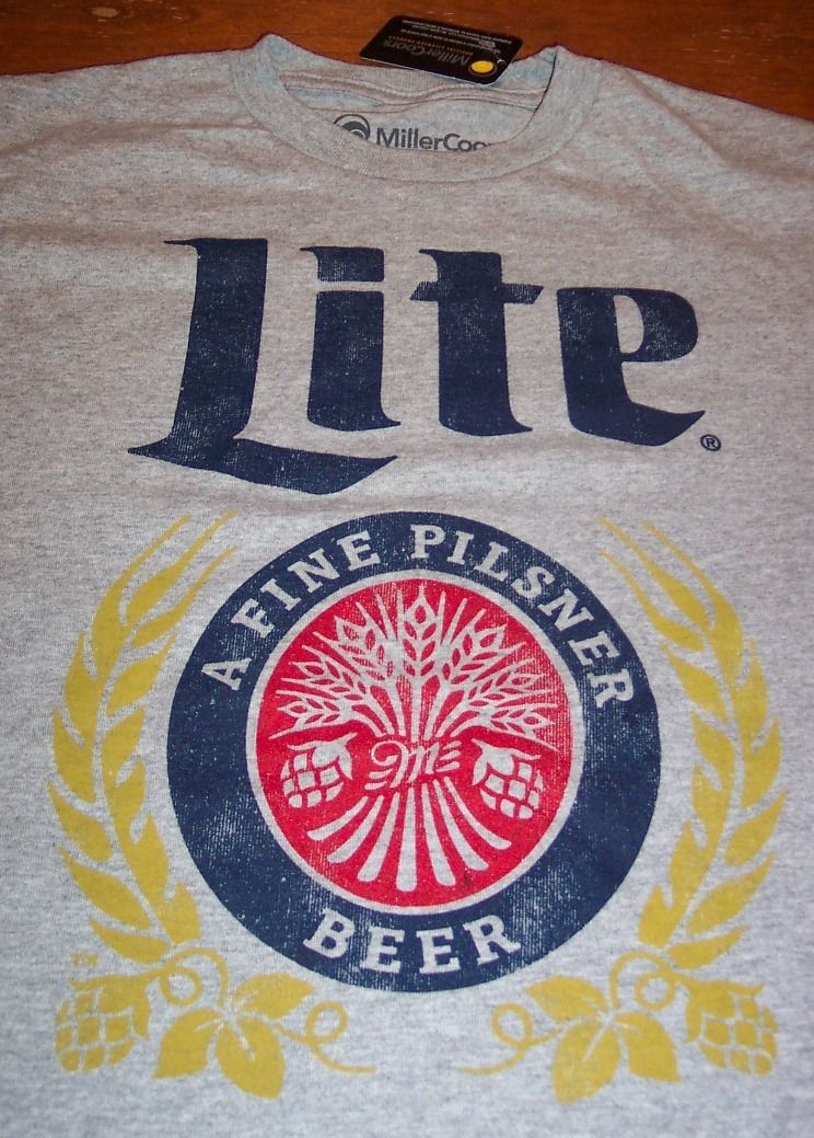 miller light tshirt