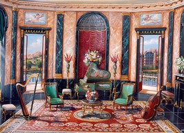 Music room classical antique interior ceramic tile mural backsplash meda... - $107.91+