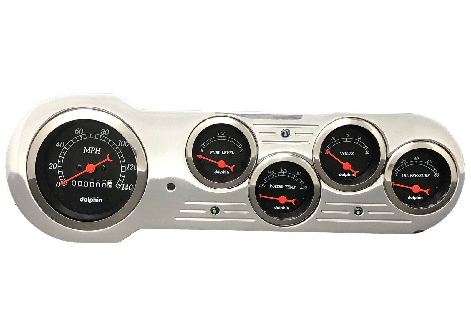 1953 1954 Chevy Car Dash Panel Instrument cluster Insert Set Black - Gauges