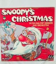 Peter Pan Pop Singers and Orchestra &quot;Snoopy&#39;s Christmas&quot; LP - $29.69