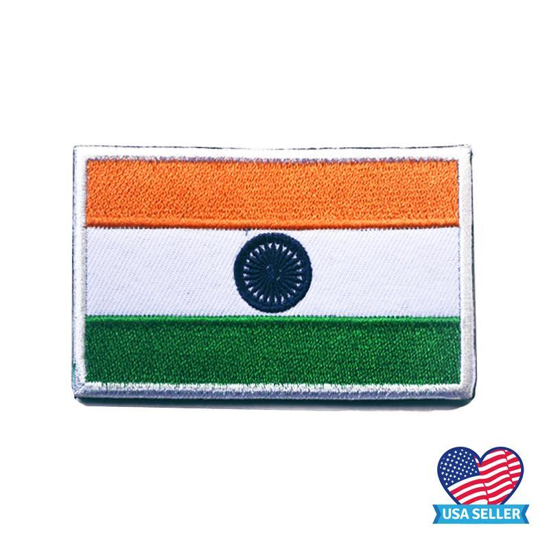 Indian Flag Patch India Country Flags Military Tactical Badges Patches ...