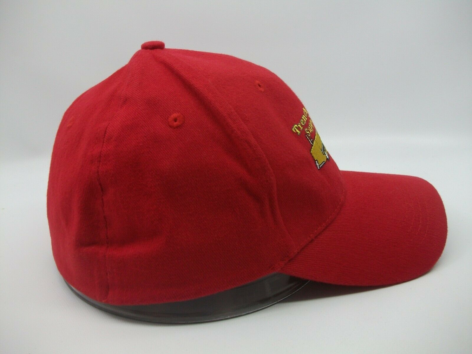 Trencher Supply Heavy Equipment Hat Red Large Stretch Fit Baseball Cap ...