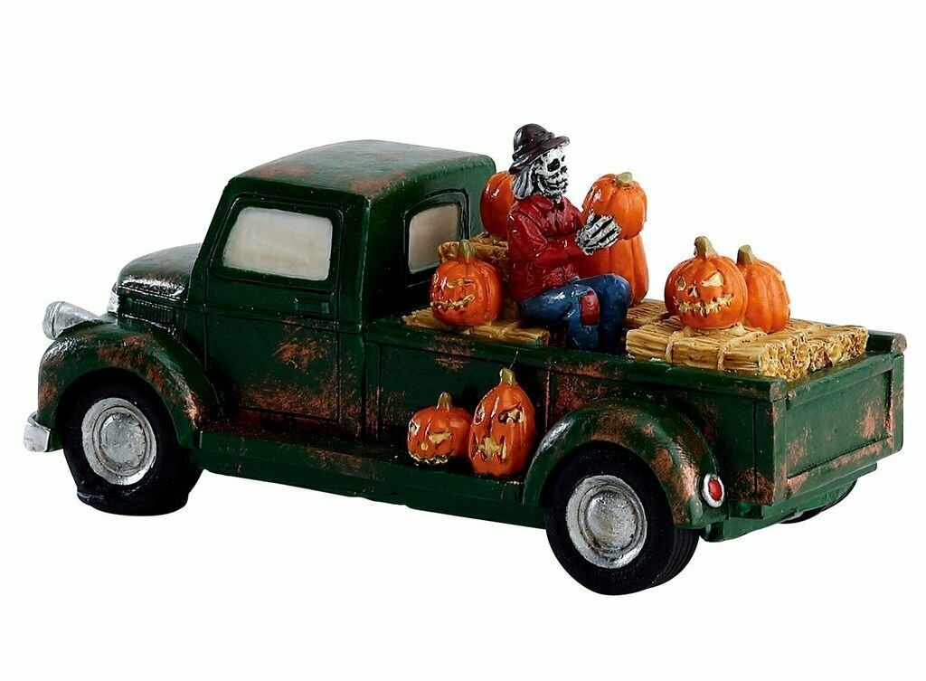 NEW 2018 Lemax Spooky Town Collection Pumpkin Pickup Truck Halloween ...