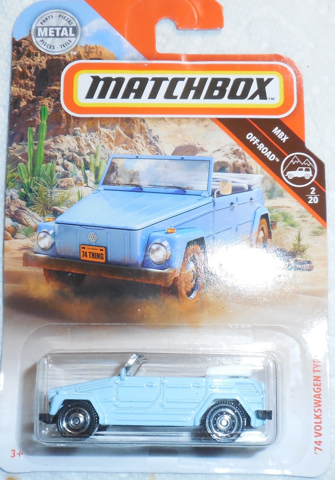 2019 MATCHBOX #75 MBX Off-Road'74 Volkswagen Type 181 