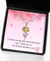 Funny Christmas Sunflower Pendant Necklace,Christmas Pendant for Husband or  - $49.99