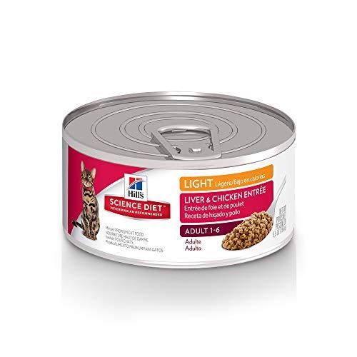 Hill's Science Diet Wet Cat Food, Adult, Light for Healthy Weight