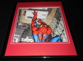 Amazing Spiderman In His Web Framed 11x14 Photo Display