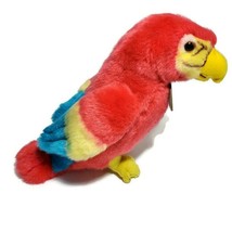 Russ Yomiko Classics Parrot Stuffed Animal Red Plush Toy Colorful Bird 10" GUC - $19.79