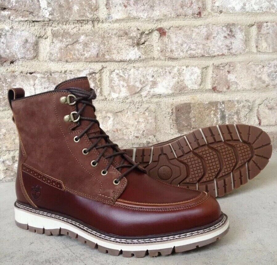 timberland britton hill waterproof moc toe boot