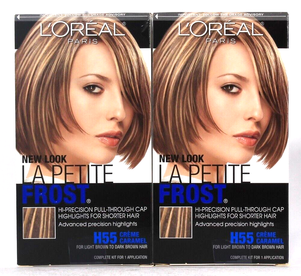Primary image for 2 Ct L'Oréal Paris La Petite Frost H55 Creme Caramel Highlights For Brown Hair