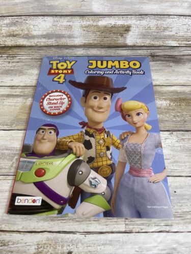 DISNEY PIXAR TOY STORY 4 JUMBO COLORING AND ACTIVITY BOOK ! - Books