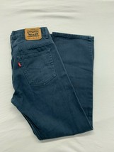 Levi's 505 Jeans Boys Size 18 (29/29) Blue-green Straight Leg Red Tab Zipper Fly - $19.99