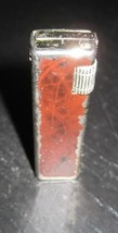 SUNEX SLIMBOY Marble Art Deco Pattern Lift Arm Side Roller Gas Butane Li... - $6.99