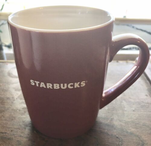 Primary image for Starbucks Ceramic 2020 Coffee Mug Tea Cup 10 oz Maroon Burgundy Magenta Red