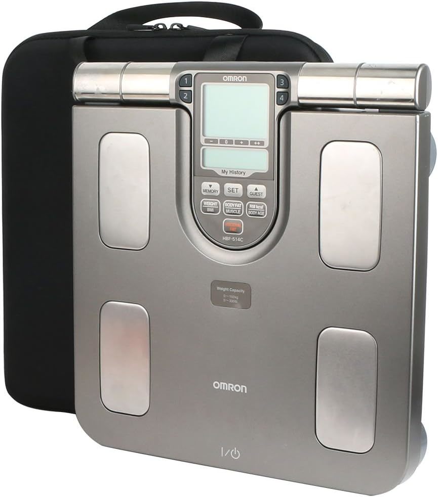  Omron HBF-514C Body Composition Monitor And Scale With Seven  Fitness Indicators : Health & Household