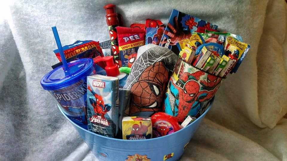 Spiderman Gift Basket - Gift Baskets & Supplies