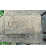 OLD VTG antique Brick reclaimed Stamped LFCCO LFGOO - $19.98