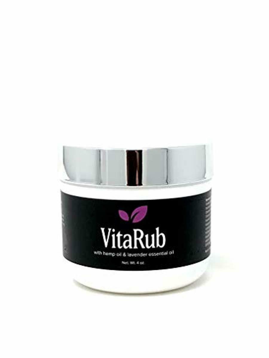 Vitarub with Hemp Oil Essential Lavender Oil, 4 Ounce - Other Natural ...