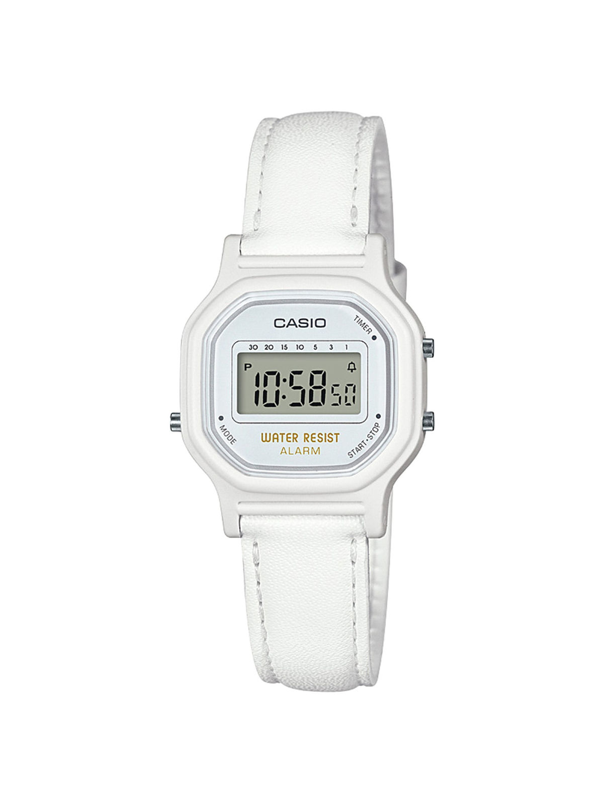 Casio Women's 'Classic' Quartz Resin Casual Watch, Color White (Model: LA-11WL-7