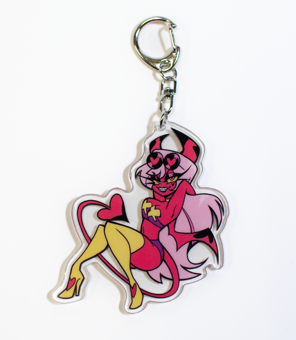 Helluva Boss Summer Verosika Acrylic Keychain 2022 Limited Edition ...