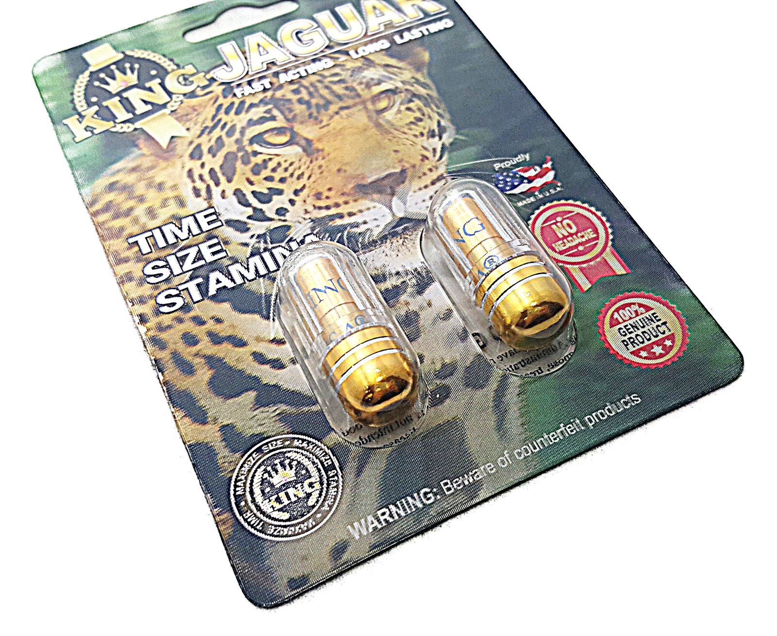 King Jaguar Titanium 12000 - Male Enhancement Pill - 2 ...