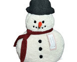 Cupcakes and Cashmere Snowman Shaped Pillow Christmas Holiday 2022 Tik Tok NWT