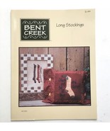 Bent Creek LONG STOCKINGS Cross Stitch Pattern Chart Christmas Hung Love Cheer - $3.96