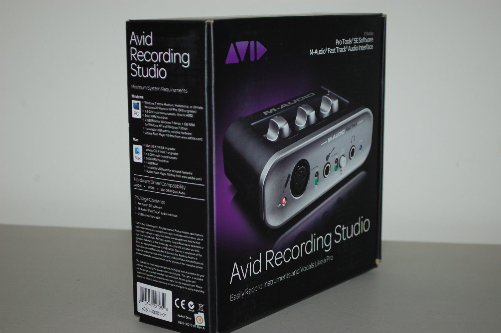 Avid Studio MAudio Fast Track USB Digital Recording Interface & Pro