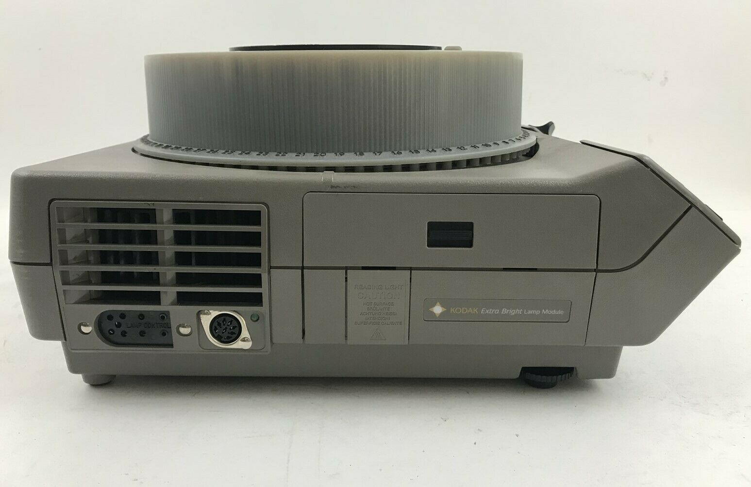 KODAK Ektagraphic III Slide Projector Remote, Zoom Lens, Extra Bulb