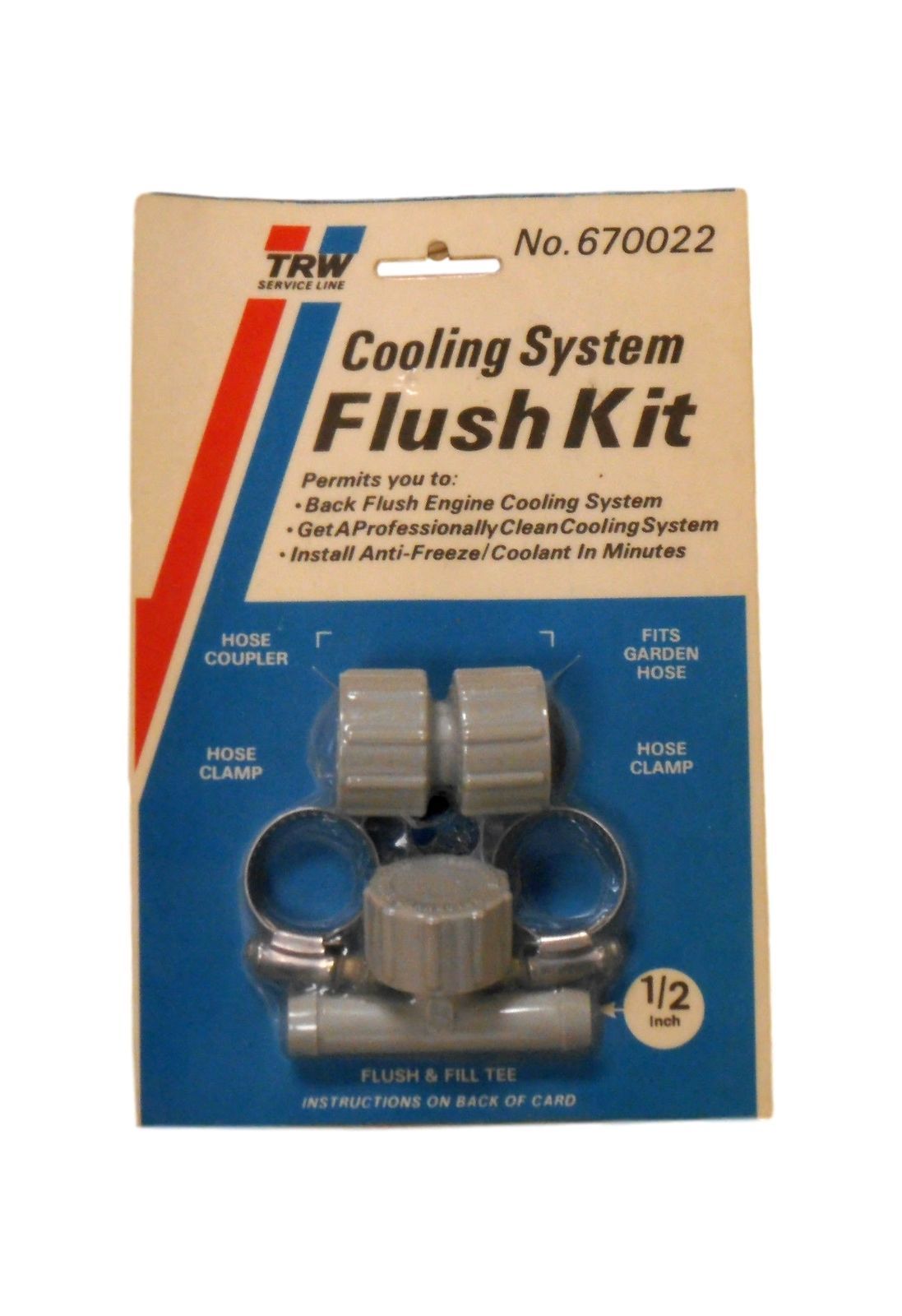 TRW 670022 Cooling System Flush Kit (1/2 Inches) Radiators & Parts