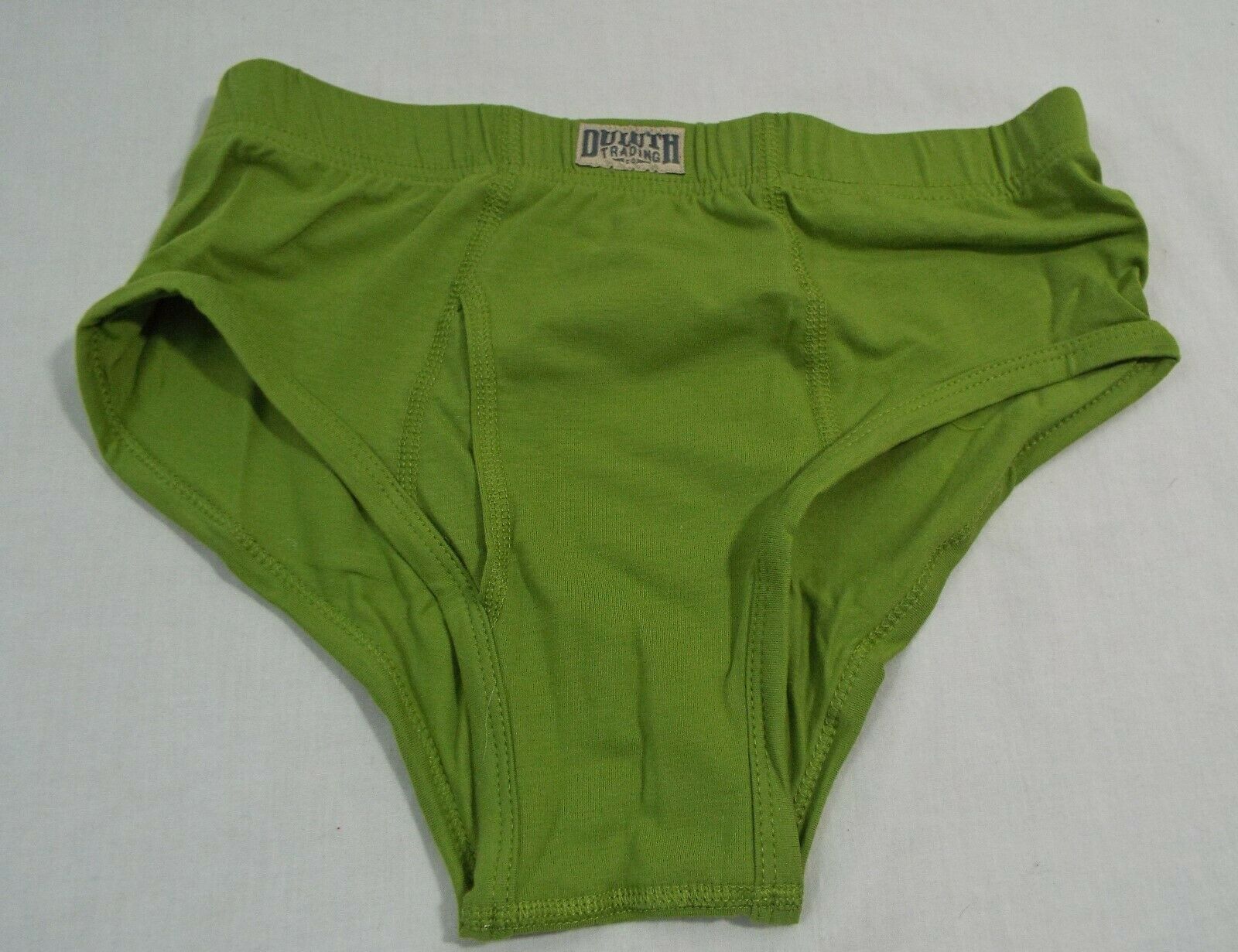 1 Pair Duluth Trading Co Mens Free Range Cotton Briefs Bay Leaf Green