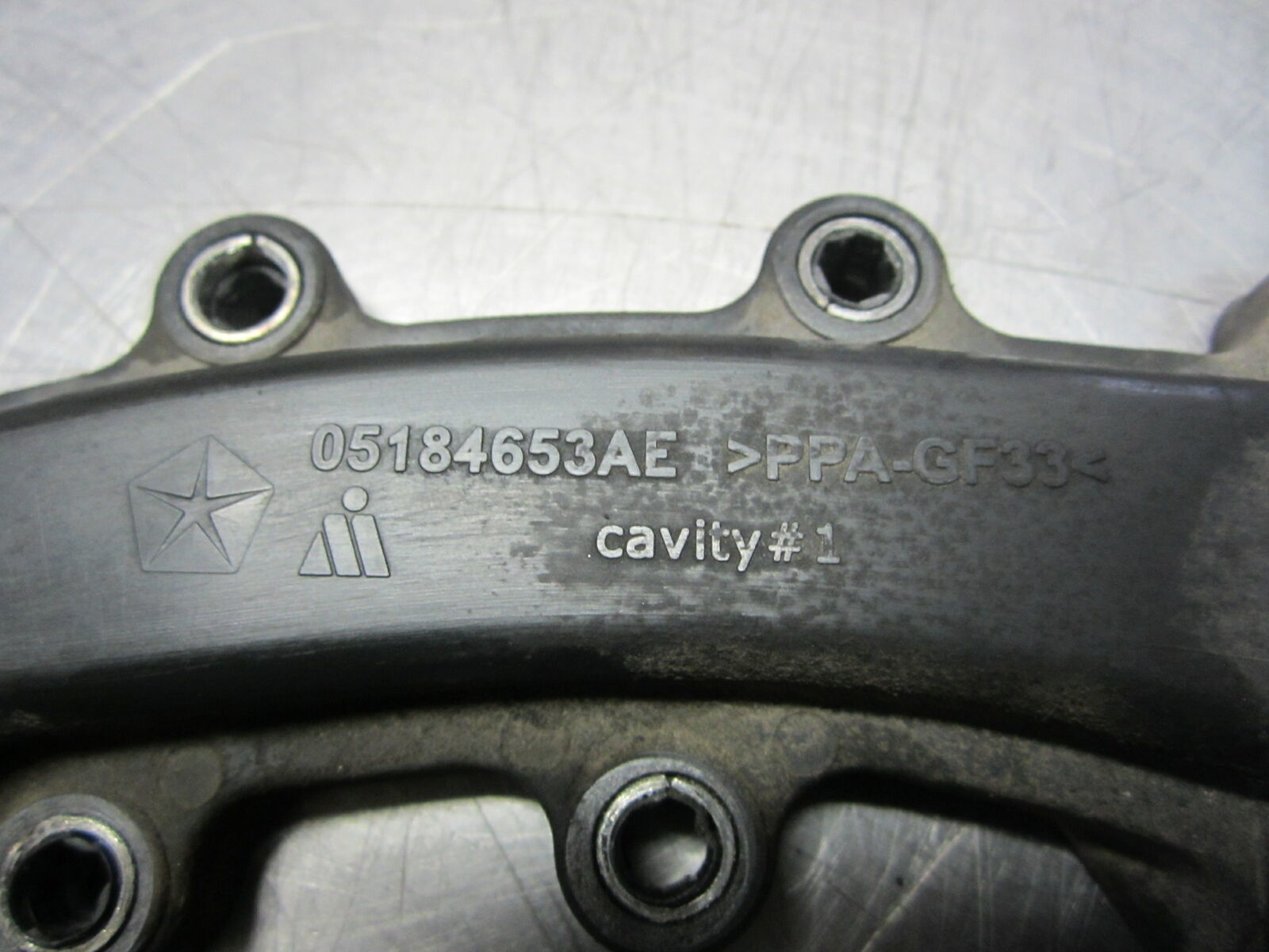 24N008 Rear Thermostat Housing 2013 Jeep Grand Cherokee 3.6 05184653AE