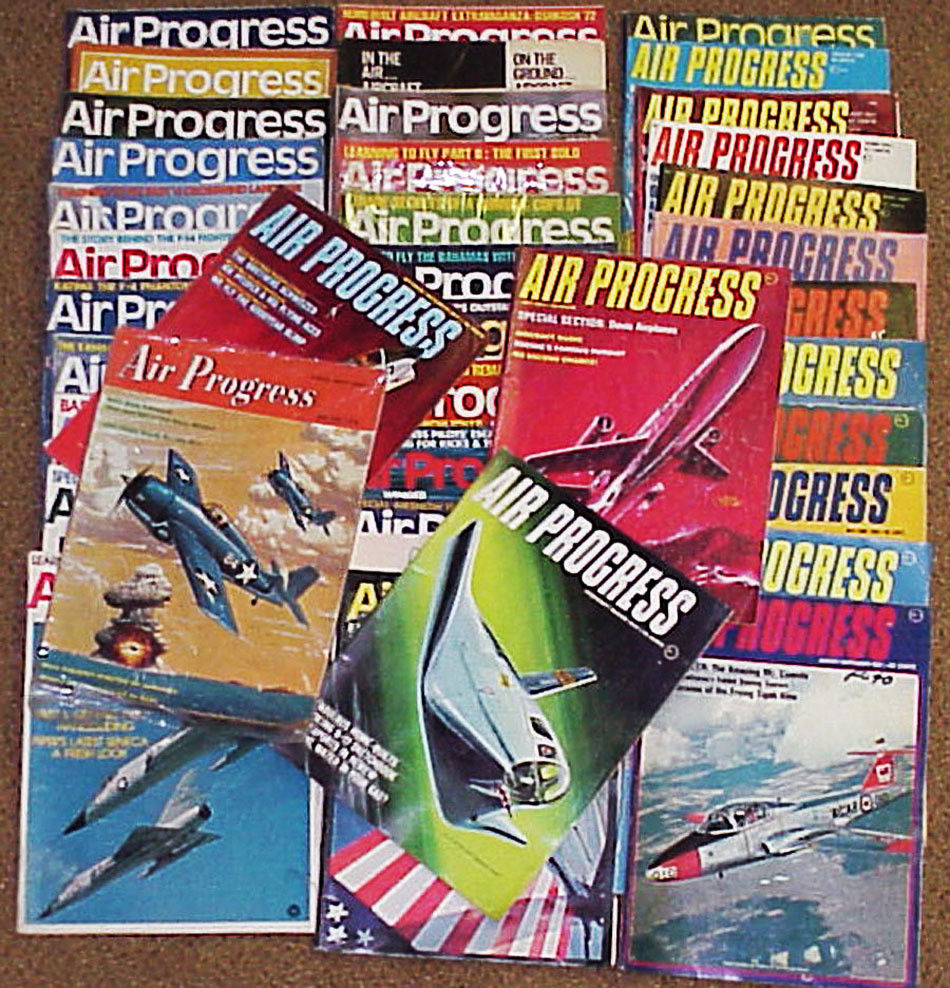 Air Progress Lot Of 39 Vintage Aviation Magazines 1963 To 1973 Magazines