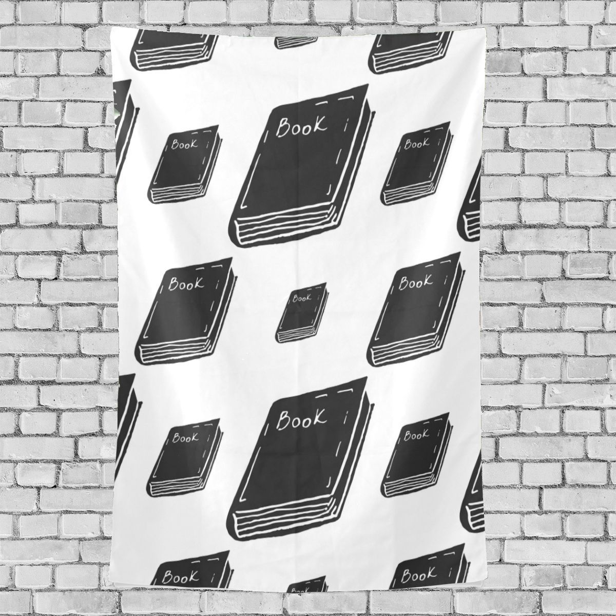 Edgy Art Wall Decor Dictionary Book Knownledge Pattern Hanging Wall Art