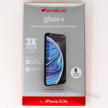 ZAGG iPHONE X XS Clear Screen Protector Invisible Shield Glass+ - $7.99