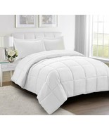 NWT WHITE  DowN Alternative Comforter  All Season Reversible Comforter T... - $58.41