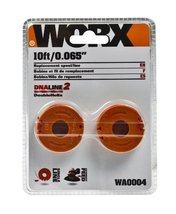 Worx WA0004 (2) Replacement Trimmer Line for Select Cordless String Trimmers image 5